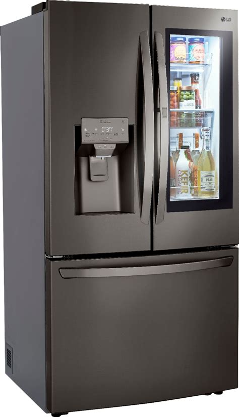 lg black stainless steel refrigerators